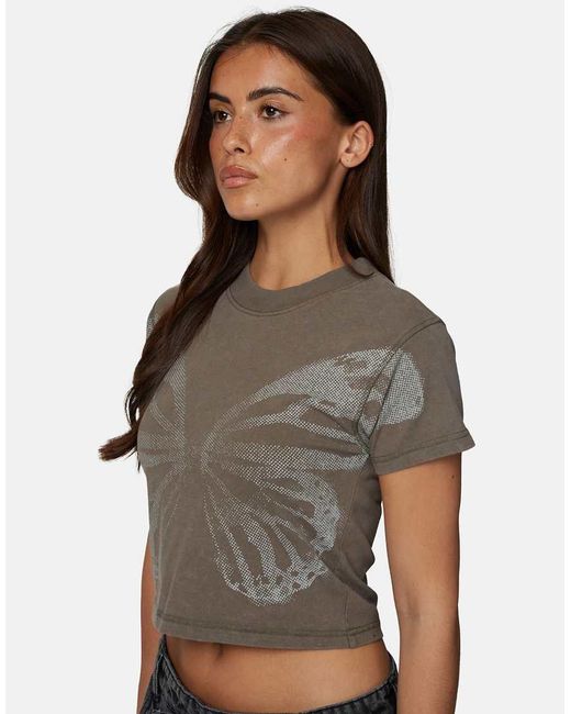 Good For Nothing Black Graphic Cotton Baby Tee