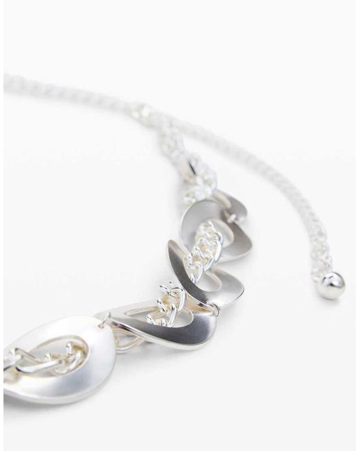 Desigual White Zalio Chain Belt