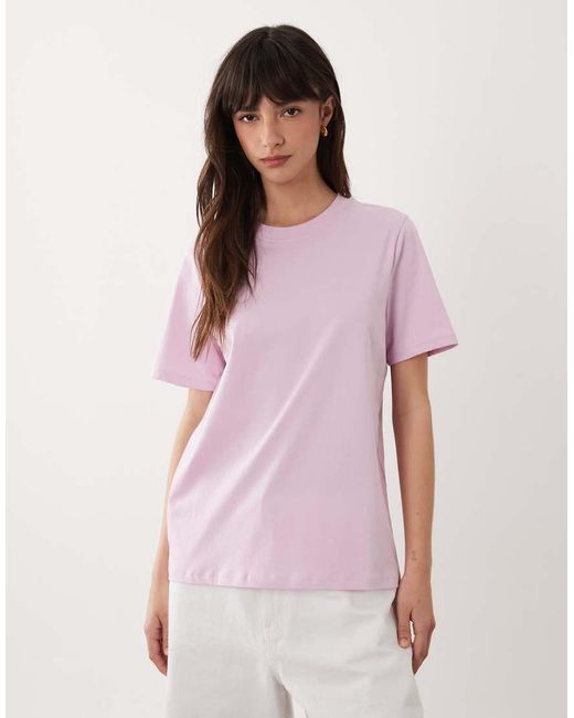 Pieces Pink Boxy T-shirt