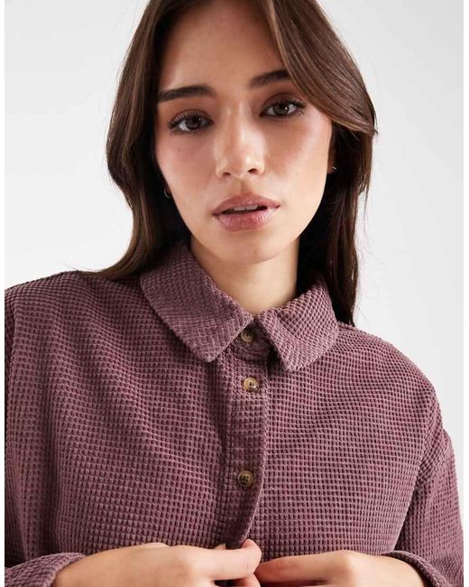 ASOS Red Relaxed Shirt