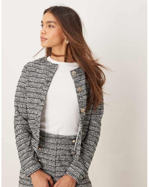 New Look Black Co-Ord Boucle Cardigan Jacket