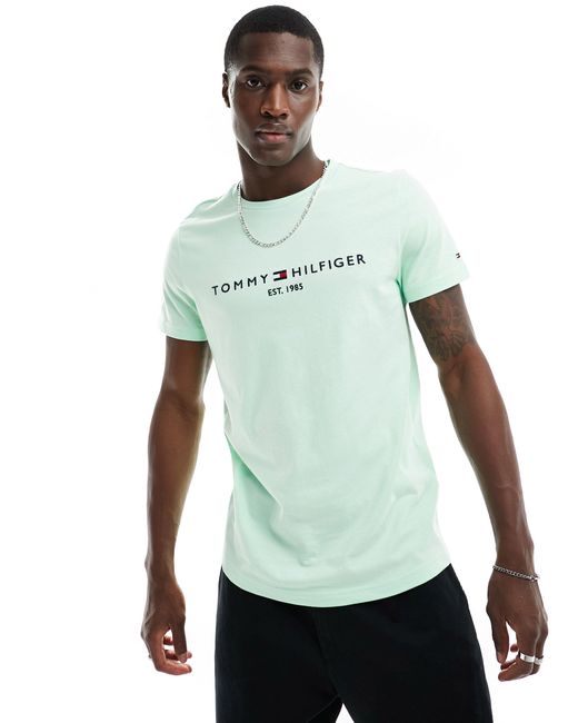 Tommy Hilfiger White Logo T-shirt for men