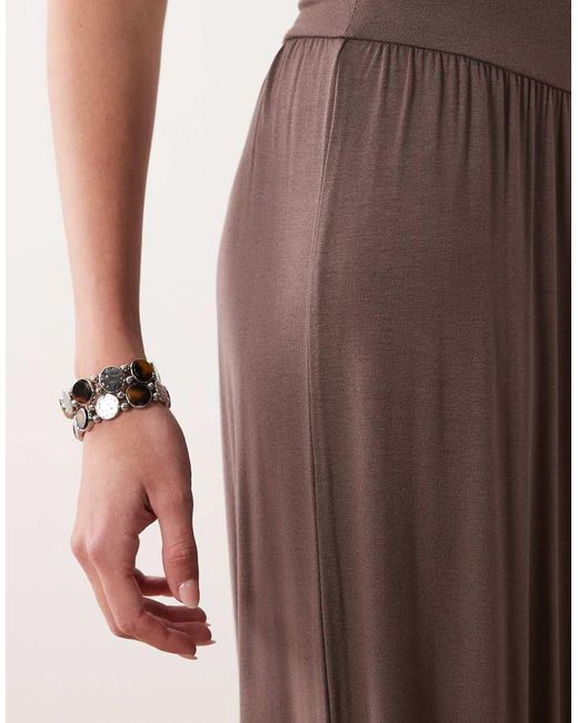 ASOS Gray Lightweight Jersey Balloon Leg Trouser