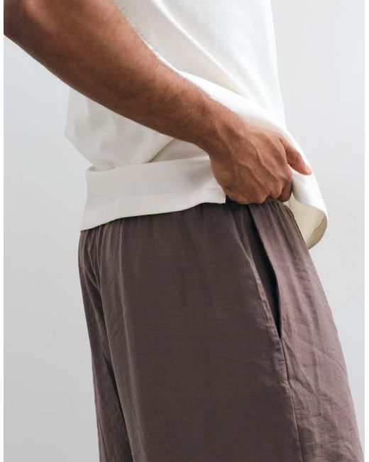 Reclaimed Vintage Gray Pull On Pants for men