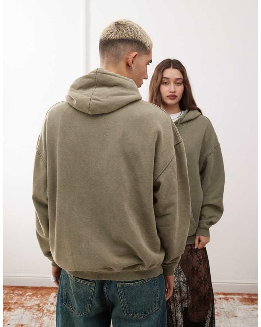 Reclaimed vintage Oversized Hoodie in Green for Men Lyst UK