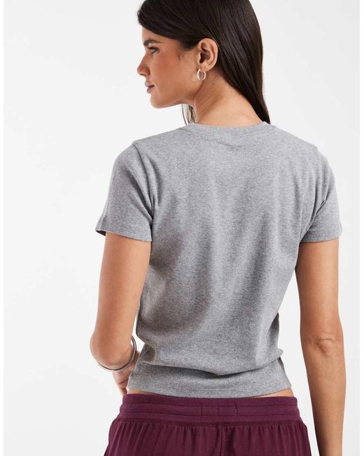 Hollister Red Ribbed Baby Tee