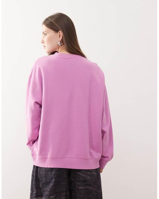 Quiksilver Pink Essential Crew Neck