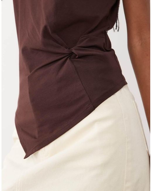Cotton On Natural Twist Short Sleeve Tee