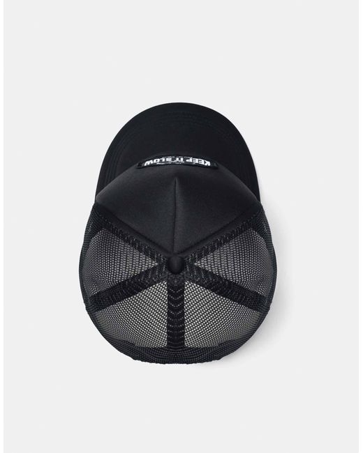 Pull&Bear – trucker-kappe in Black für Herren