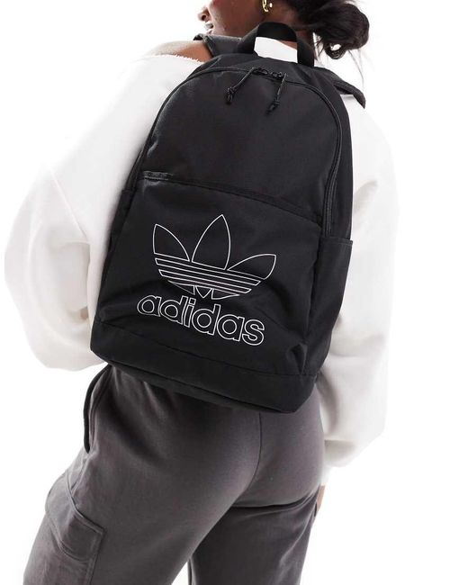 adidas Originals Adicolour Backpack in Black Lyst UK