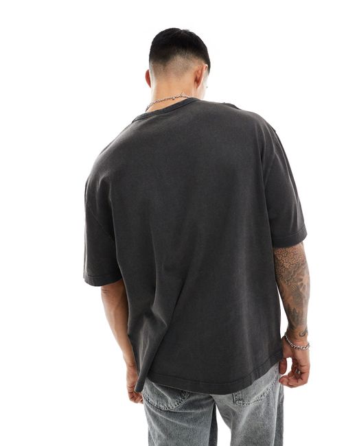 ASOS Black Asos Dark Future Oversized T-shirt for men