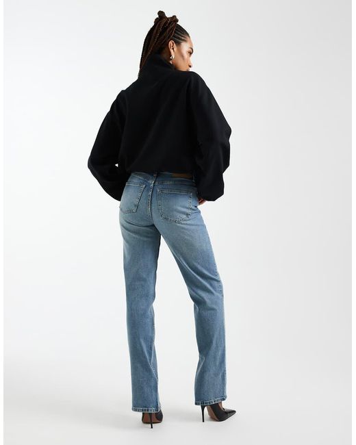ASOS Black Asos Design Tall Comfort Stretch Straight Leg Jeans