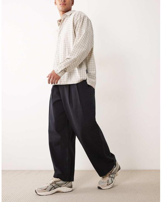 ASOS White Barrel Pants for men