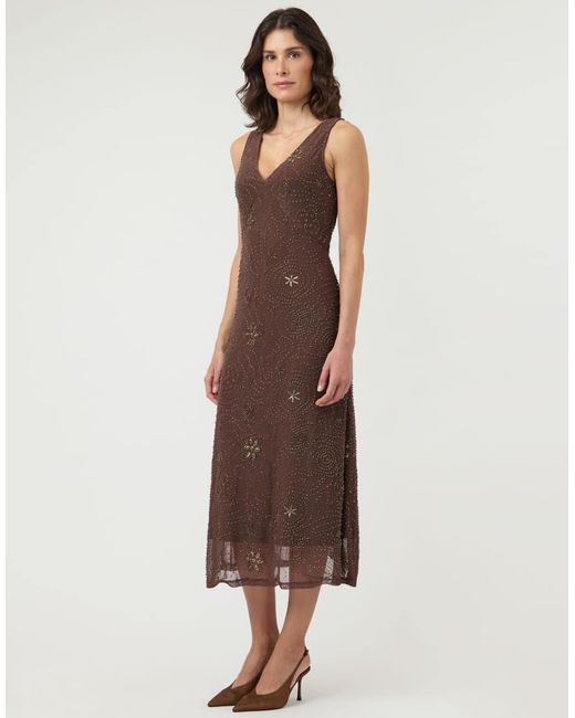 Y.A.S Brown Midi Dress