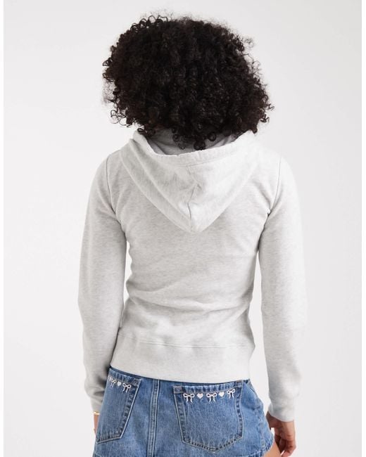 Hollister White – kapuzenpullover