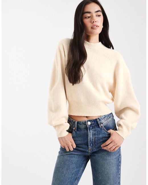 Pull ras ASOS en coloris Blue
