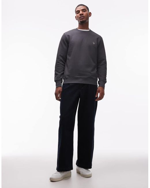 Paul Smith Blue Zebra Logo Sweatshirt for men