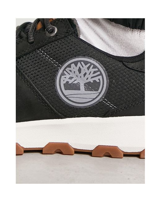 Winsor trail - baskets basses en cuir nubuck - noir Timberland pour homme en coloris Black