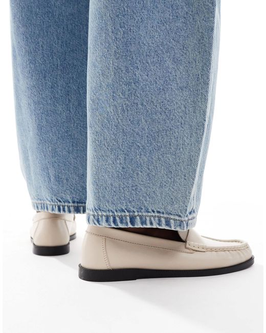 Schuh White – lea – loafer aus leder