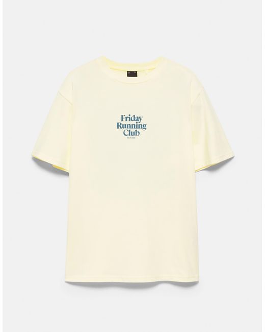 T-shirt graphique Pull&Bear pour homme en coloris Natural