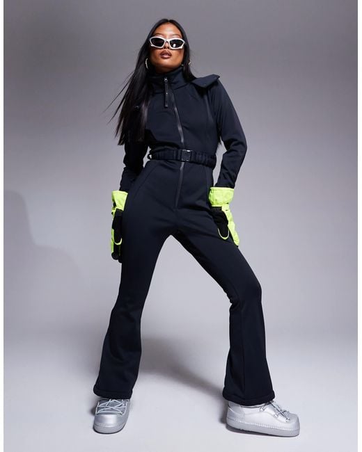 ASOS 4505 Ski & Snow Blue 4505 petite – ski – skianzug