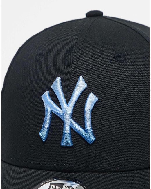 KTZ Blue Ny Yankees 9forty Ombre Logo Cap