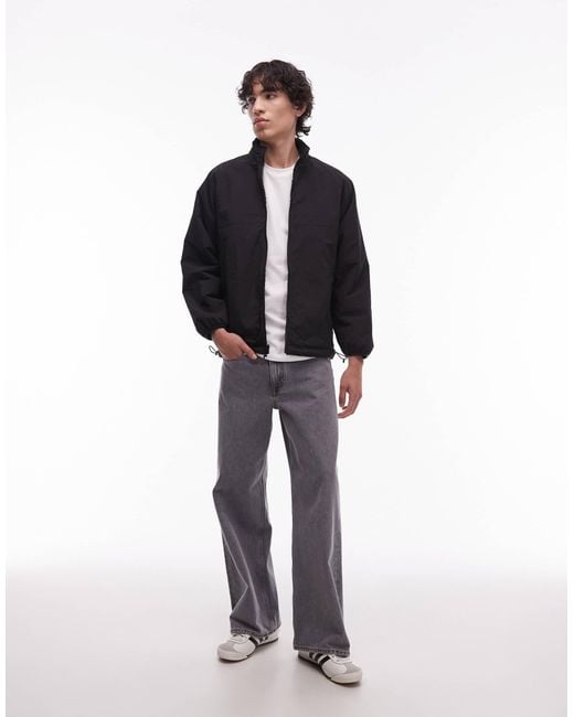 Gramicci Blue Reversible Sherpa Jacket for men