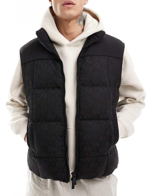Doudoune avec logo ARMANI EXCHANGE pour homme en coloris White