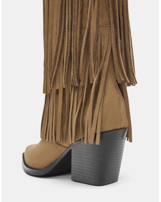 Pull&Bear Green – cowboy-stiefel