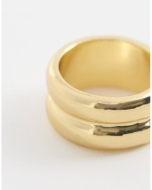 ASOS Metallic – breiter ring