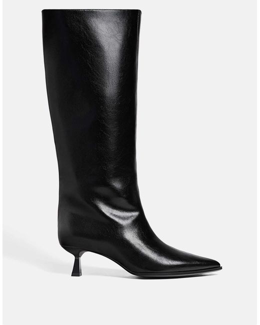 Stradivarius Black – stiefeletten