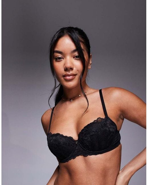 Ann Summers Black 2 Pack Sexy Lace Balcony Bras