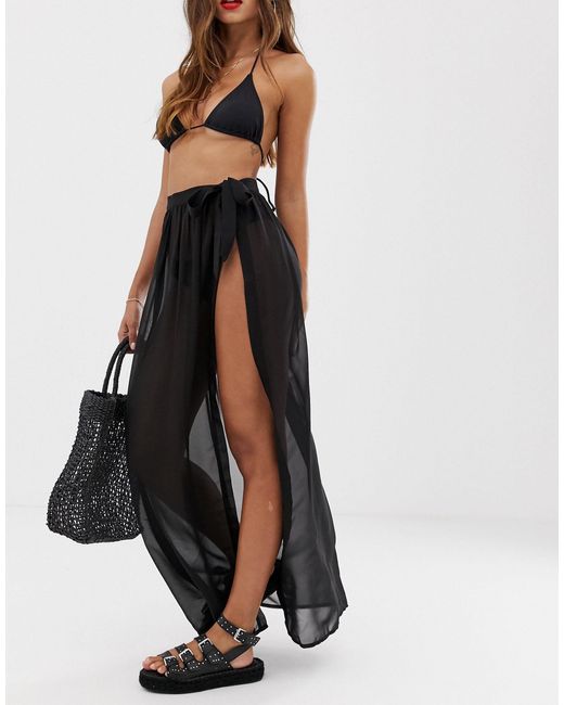 maxi chiffon beach sarong