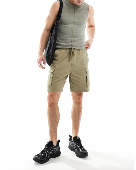 Pull&Bear – cargo-shorts in Green für Herren
