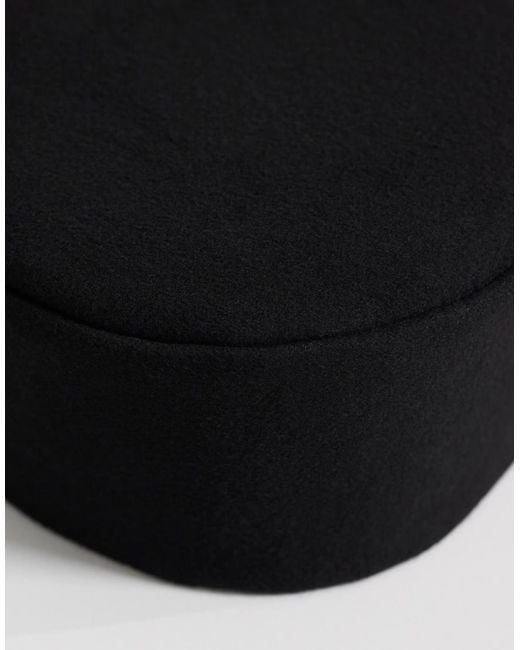 ASOS Black Pillbox Hat