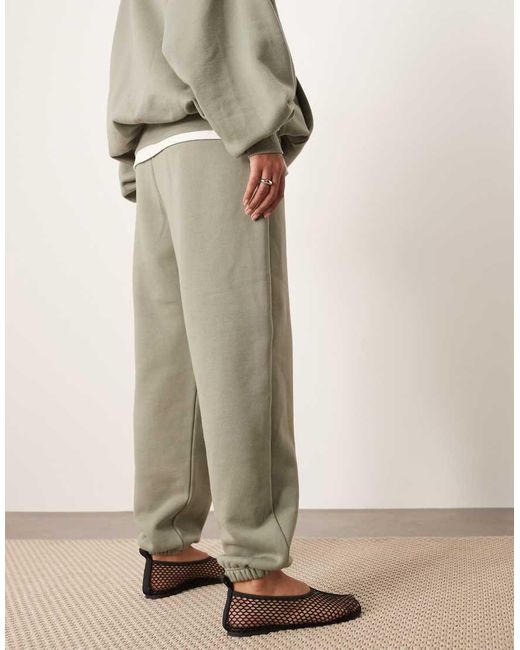 Joggers Con Bajos Ajustados De Tejido Grueso Premium De ARRANGE de color Natural