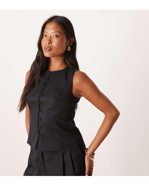 Nobody's Child Petite Black Pippa Waistcoat