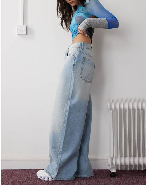 Collusion Blue – x003 – weit geschnittene jeans