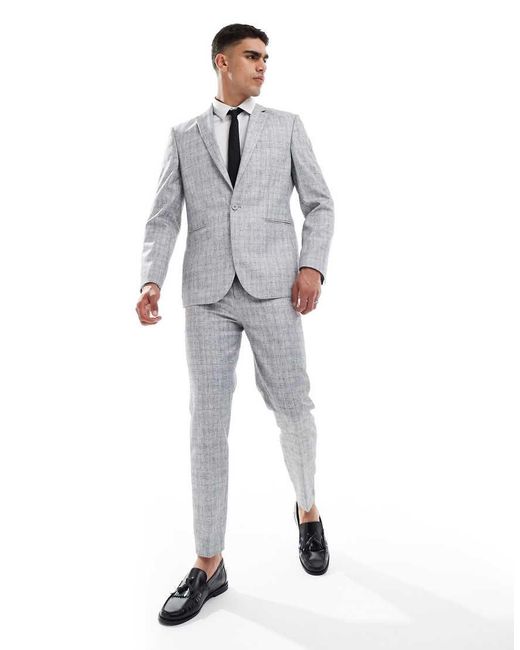 ASOS White Slim Suit Jacket for men