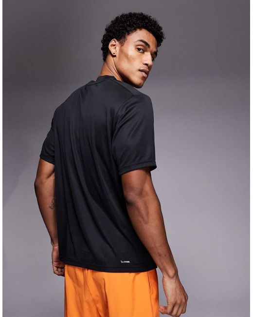 Adidas Originals Gray Workout Essentials Base Tee for men