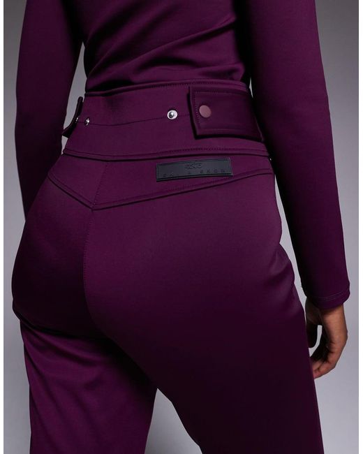ASOS 4505 Ski & Snow Purple Asos 4505 Ski Soft Shell Water Repellent Skinny Ski Pants