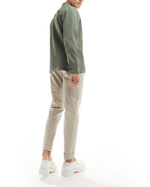 Pantalon chino élégant coupe ajustée ASOS pour homme en coloris Green