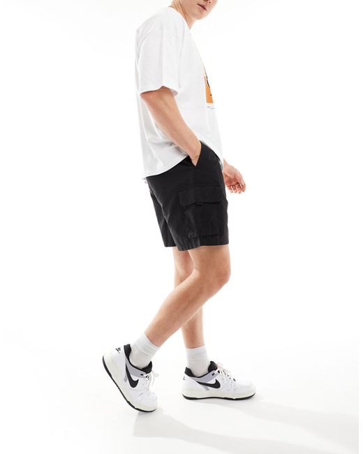 New Look White Tech Shorts for men