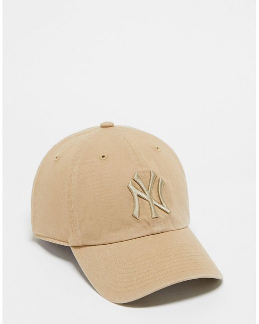 '47 Natural Ny Yankees Clean Up Cap