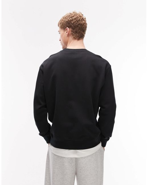 New Balance Black Athletics Premium Logo Sweatshirt for men