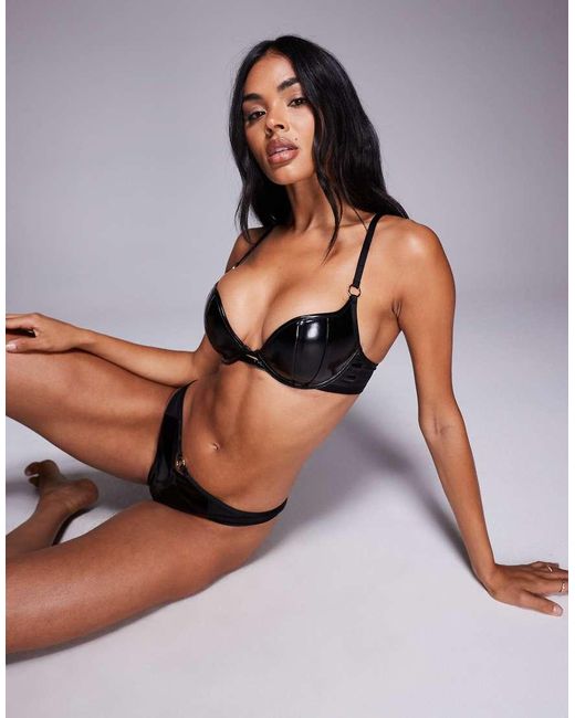 Ann Summers Brown Exuding Padded Plunge Bra