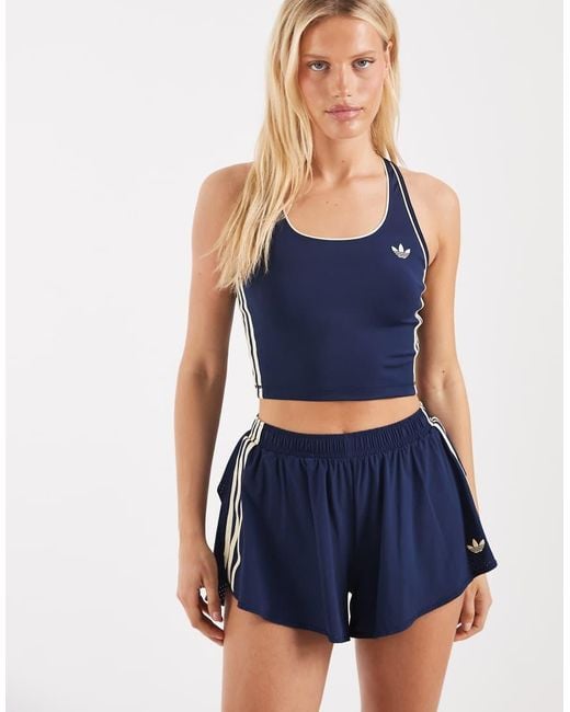 Adidas Originals Blue Adidas Originals Sport Tank Top