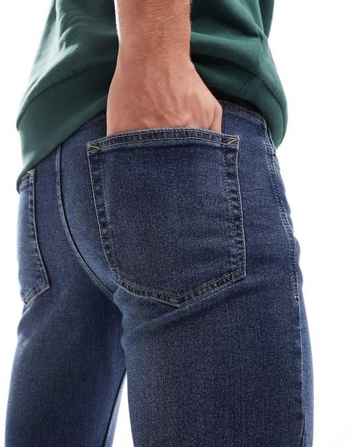 New Look Blue Skinny Fit Jeans for men