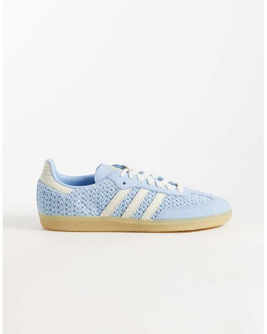 Adidas Originals Blue Samba Og Trainers for men