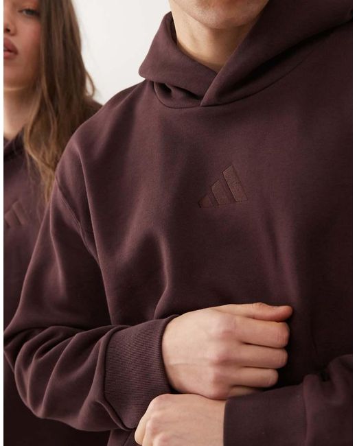 Adidas Originals Brown Adidas Sportswear Szn Hoodie for men